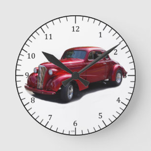 1937 Uhr Red Deluxe Coupe