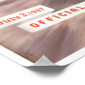 1937 Vintager Vanderbilt Cup Poster (Ecke)