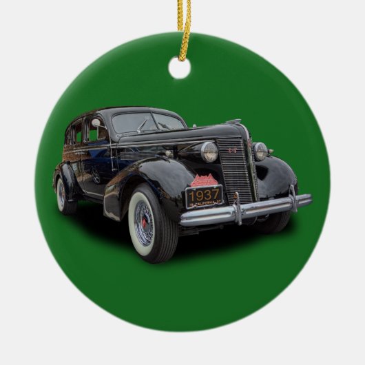 1937er OLDTIMER Keramik Ornament (Vorne)