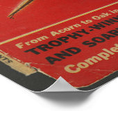 1938 Aviation Airplane Magazine Cover Art Print Poster (Ecke)