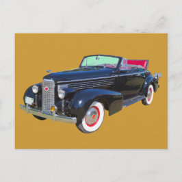 1938 Cadillac Lasalle Luxuswagen Postkarte
