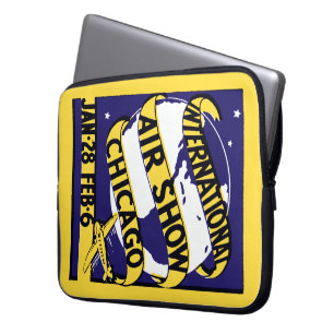 1938 Chicago International Air Show Laptopschutzhülle