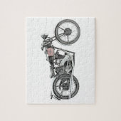 1938 Excelsior Warrior Motorrad Puzzle (Vertikal)