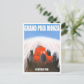 1938 Großer Preis von Monza historisches Rennen Postkarte (Stehend Vorderseite)