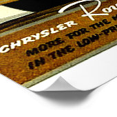 1938 kehrt Chrysler weiter Poster (Ecke)