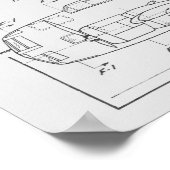 1938 Luftfahrzeug Breguet 462-B4 Art Print Poster (Ecke)