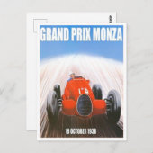 1938 Monza Grand Prix Vintager Rennsport Postkarte (Vorne/Hinten)