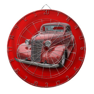 1938er VINTAGE-AUTO Dartscheibe