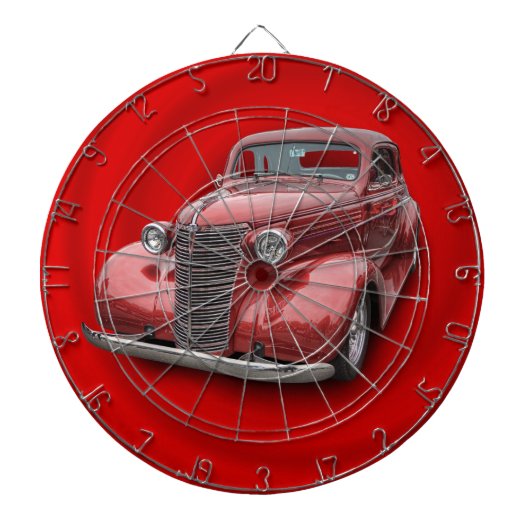 1938er VINTAGE-AUTO Dartscheibe (vorne)