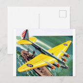 1939 Boeing 915 Postkarte (Vorne/Hinten)