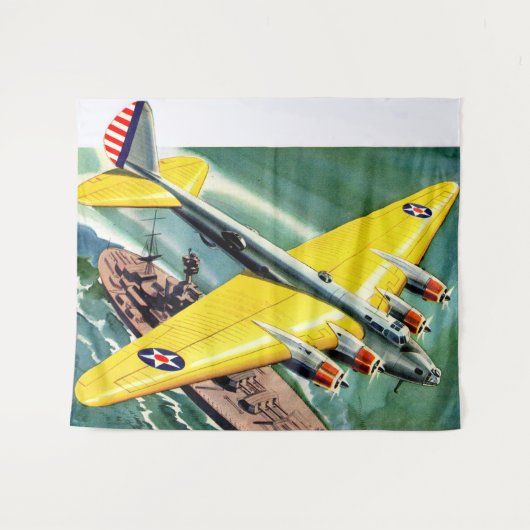 1939 Boeing 915 Wandteppich (Vorderseite (Horizontal))