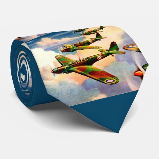 1939 britischer Fairey Junior Medium Bomber Druck Krawatte (Gerollt)