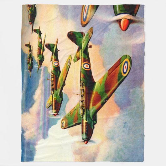 1939 British Fairey Junior Medium Bomber Fleecedecke (Vorderseite)