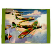 1939 British Fairey Junior Medium Bomber Große Geschenktüte (Rückseite)