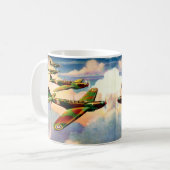 1939 British Fairey Junior Medium Bomber Kaffeetasse (Vorderseite Links)