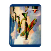 1939 British Fairey Junior Medium Bomber Magnet (Vertikal)