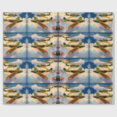 1939 British Fairey Junior Medium Bomber Print Geschenkpapier (Flach)