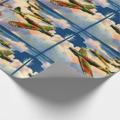 1939 British Fairey Junior Medium Bomber Print Geschenkpapier (Ecke)