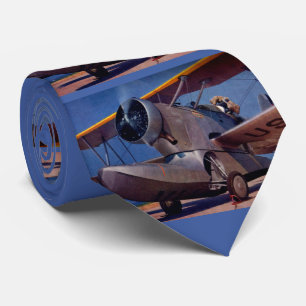1939 Grumman F-2 Flugzeugdruck Krawatte