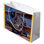 1939 Grumman F-2 Große Geschenktüte (Rückseite Schrägansicht)