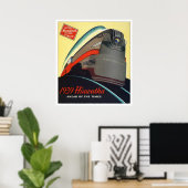 1939 Hiawatha Locomotive Poster (Heimbüro)