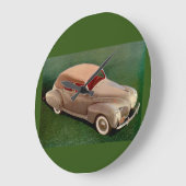 1939 Lincoln Zephyr Große Wanduhr (Winkel)