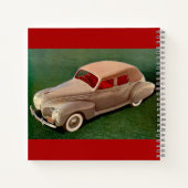 1939 Lincoln Zephyr Notizblock (Rückseite)