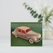 1939 Lincoln Zephyr Postkarte (Stehend Vorderseite)