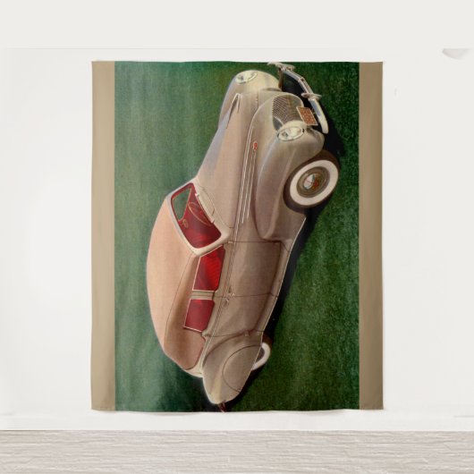 1939 Lincoln Zephyr Wandteppich (Vorderseite)