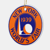 1939 New York World's Fair Keramikornament (Links)