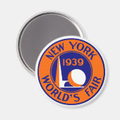 1939 New York World's Fair Magnet (Vorderseite/Rückseite)