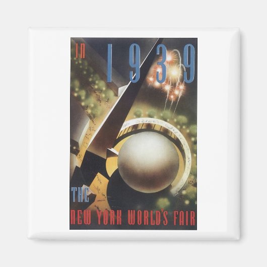 1939 New York World's Fair Magnet (Vorne)