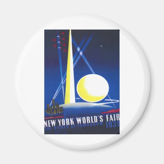 1939 New Yorker Weltmesse Magnet (Vorne)