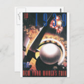 1939 New Yorker Weltmesse Postkarte (Vorne/Hinten)