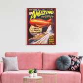 1939 PULP MAGAZIN LEINWANDDRUCK (Insitu (Wohnzimmer))