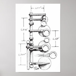 1939 Selmer Paris Balanced Action Saxophon Poster