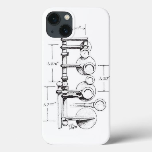 1939 Selmer Paris Balanced Action Saxophone Case-Mate iPhone Hülle (Rückseite)