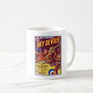 1939 Sky Devils PULP MAGAZIN COVER Kaffeetasse