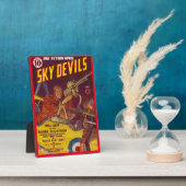 1939 SKY DEVILS PULP MAGAZINE COVER FOTOPLATTE (Seite)
