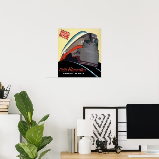 1939 STREAMLINED TRAIN POSTER (Heimbüro)