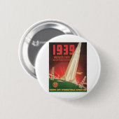 1939 Weltmesse San Francisco Bay Button (Vorne & Hinten)