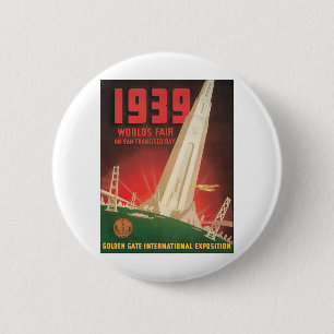 1939 Weltmesse San Francisco Bay Button