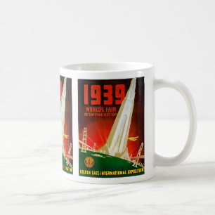 1939 Weltmesse San Francisco Kaffeetasse