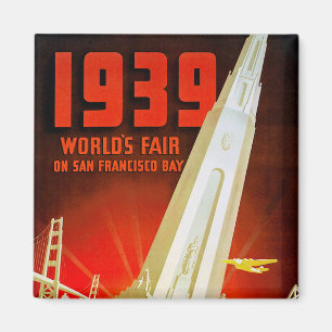 1939 Weltmesse San Francisco Magnet