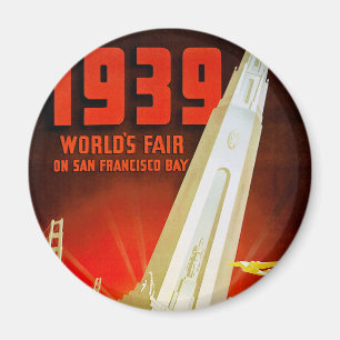 1939 Weltmesse San Francisco Magnet