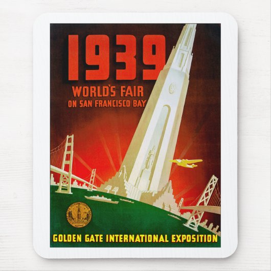 1939 Weltmesse San Francisco Mousepad (Vorne)