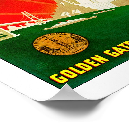 1939 Weltmesse San Francisco Poster (Ecke)