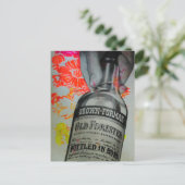 1939 Whiskey Mixed Media Collage Postkarte (Stehend Vorderseite)