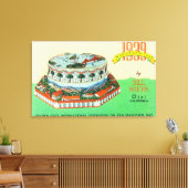 1939 World Fair Cake von Bill Baker in Ojai Leinwanddruck (Insitu (Wohnzimmer))