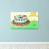 1939 World Fair Cake von Bill Baker in Ojai Leinwanddruck (Insitu (Holzboden))